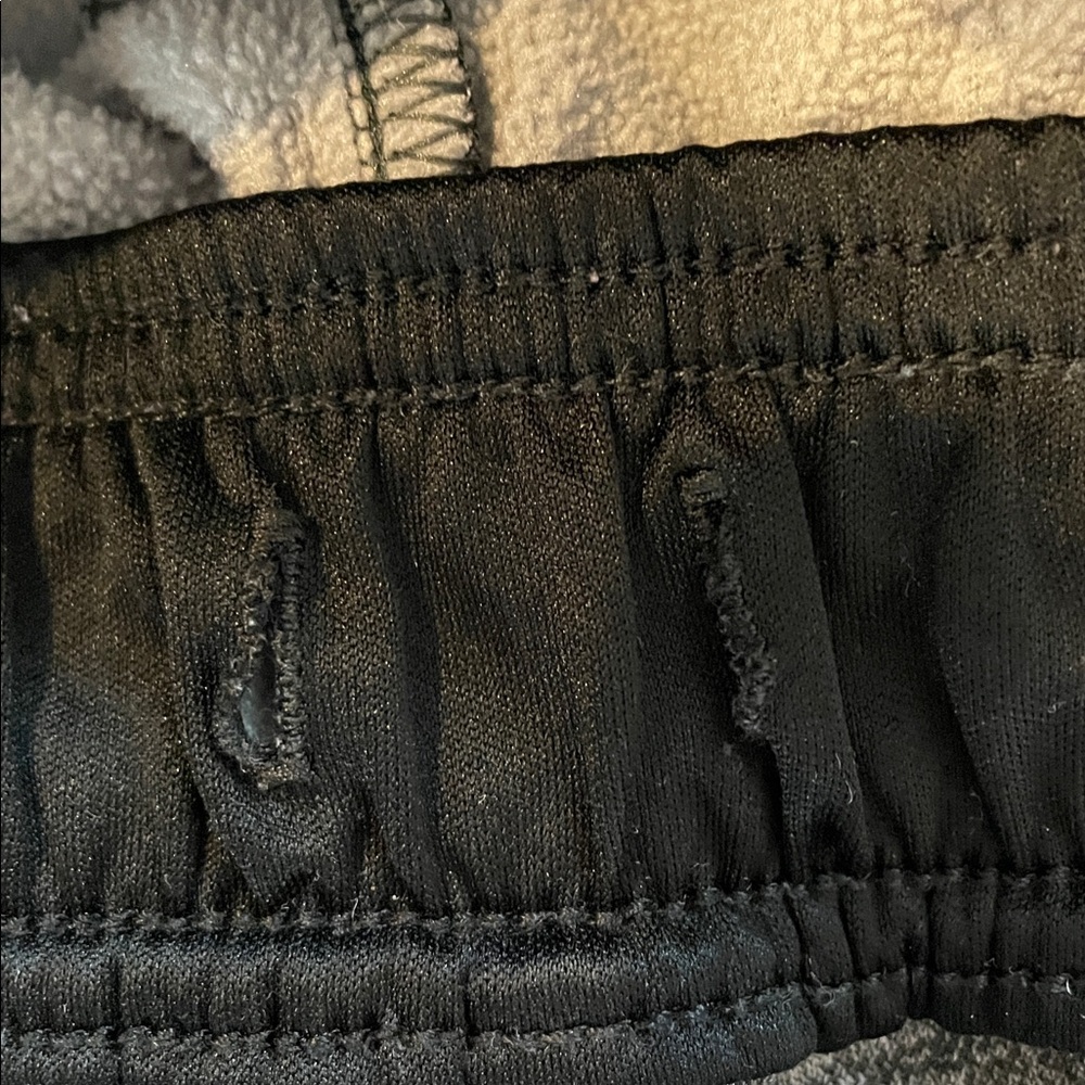Adidas Women’s Small Charcoal Sweatpants with Black Stripes - Picture 5 of 10